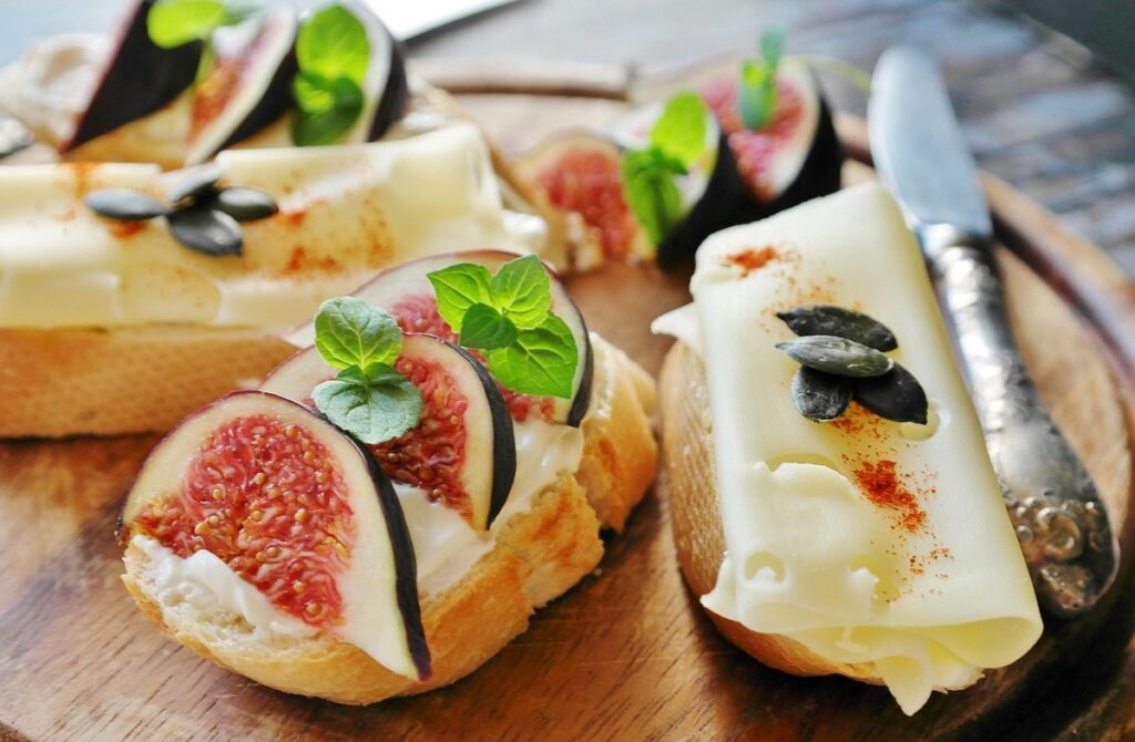 cheese and honey