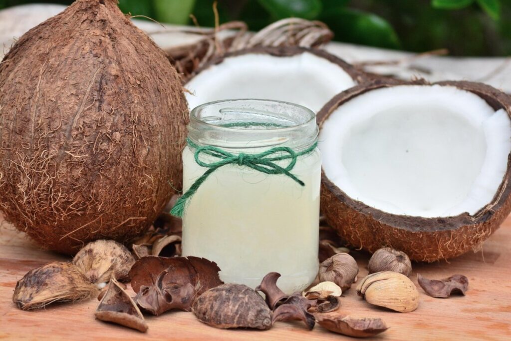 beeswax and coconut oil