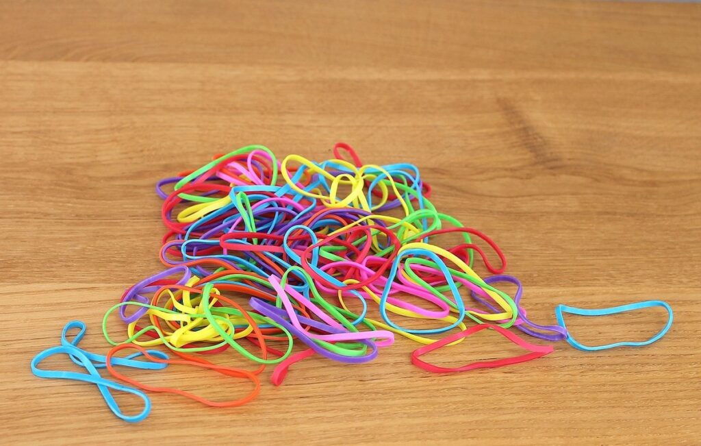 rubber band method comb transfer